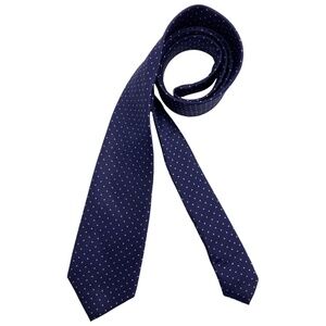 THOMAS PINK Blue Polka Dot Silk DESIGNER Tie ENGLAND